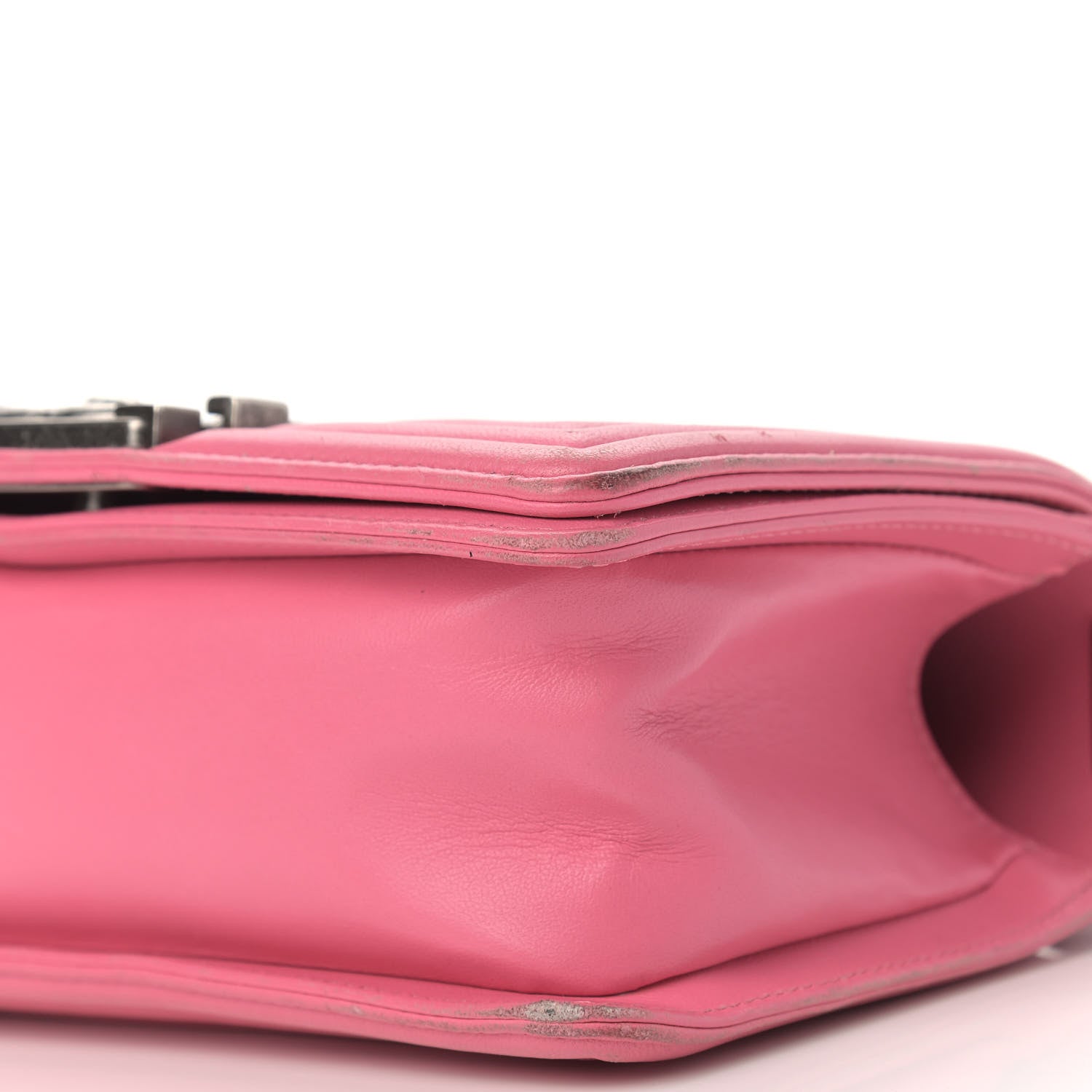 Chanel Galuchat Stingray Small Boy Flap Pink 8 of 13