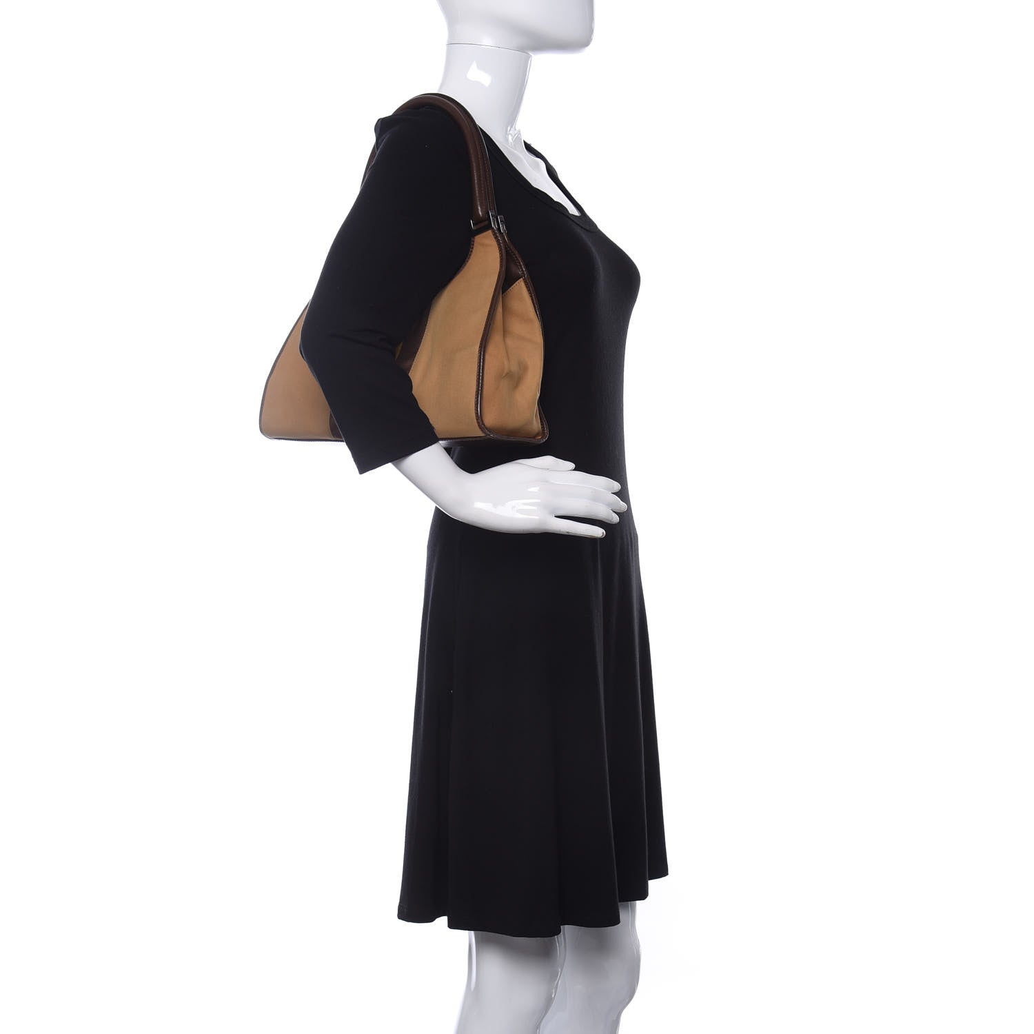 Gucci Canvas Web Small Jackie O Hobo Brown 2 of 20