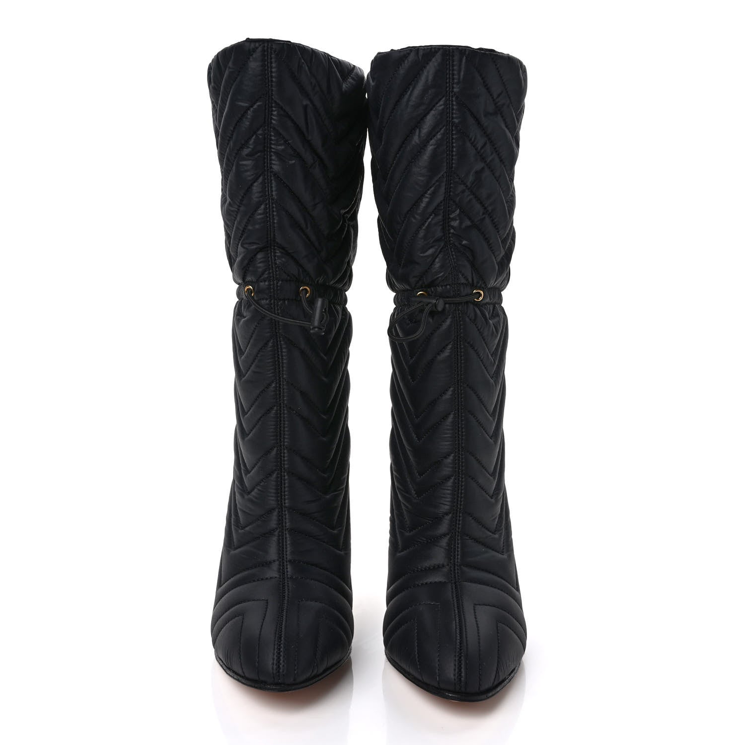 Gucci Nylon GG Matelasse 95mm Ankle Boots 41 Black 2 of 9