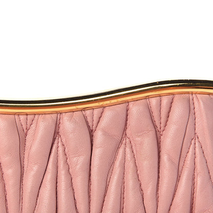 Miu Miu Nappa Matelasse Frame Bag Orchid Pink 9 of 14