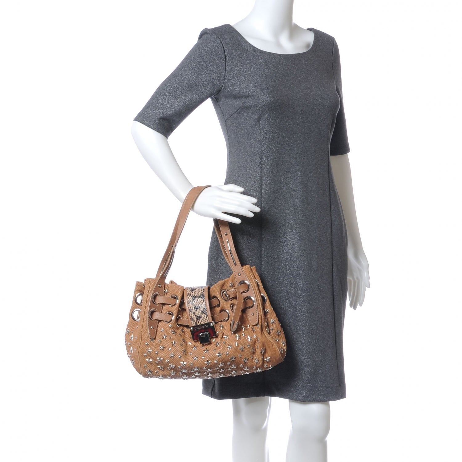 Jimmy Choo Python Star Studded Ramona 2 of 6