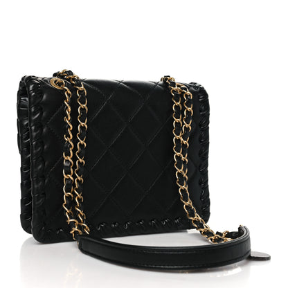 Chanel Calfskin Braided Mini My Own Frame Flap Black 3 of 11