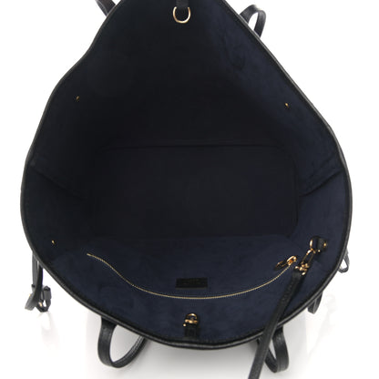 Louis Vuitton Empreinte Monogram Giant Neverfull MM Black 6 of 10