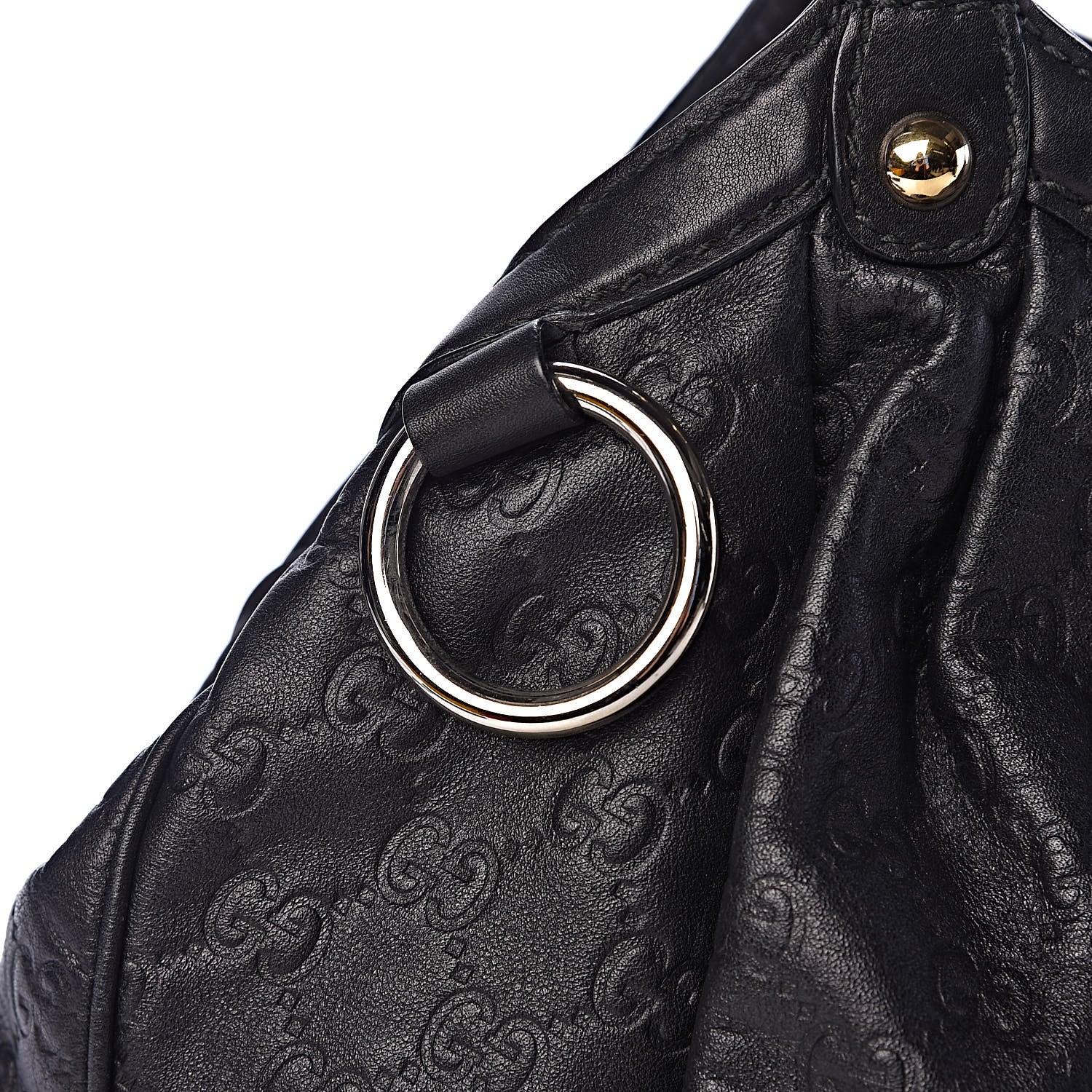 Gucci Guccissima Medium Sukey Tote Black 12 of 16