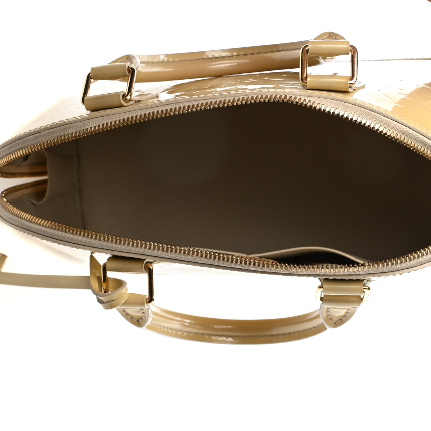 Louis Vuitton Vernis Alma PM Blanc Corail 4 of 4