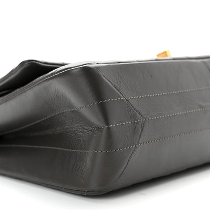 Chanel Aged Calfskin Chevron Quilted 2.55 Reissue 226 Flap Dark Grey 9 of 11