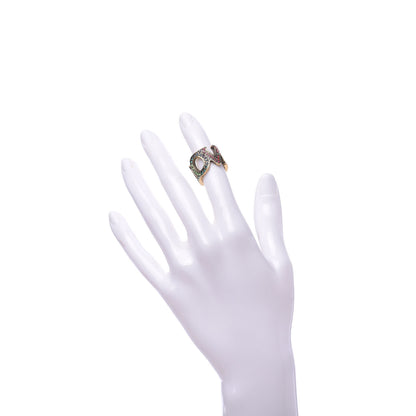 Gucci Metal Crystal Loved Ring 6 Multicolor 2 of 5