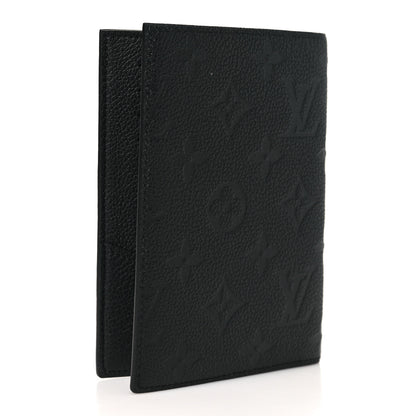 Louis Vuitton Empreinte Monogram Passport Cover Black 3 of 7