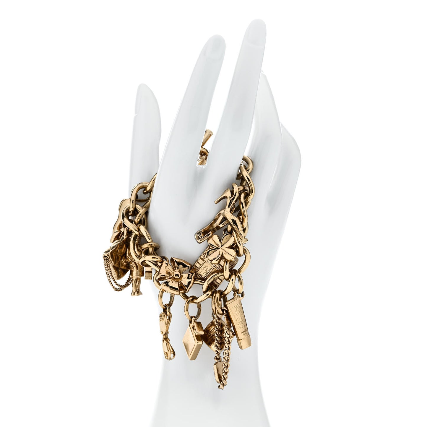 Metal Charm Bracelet Gold