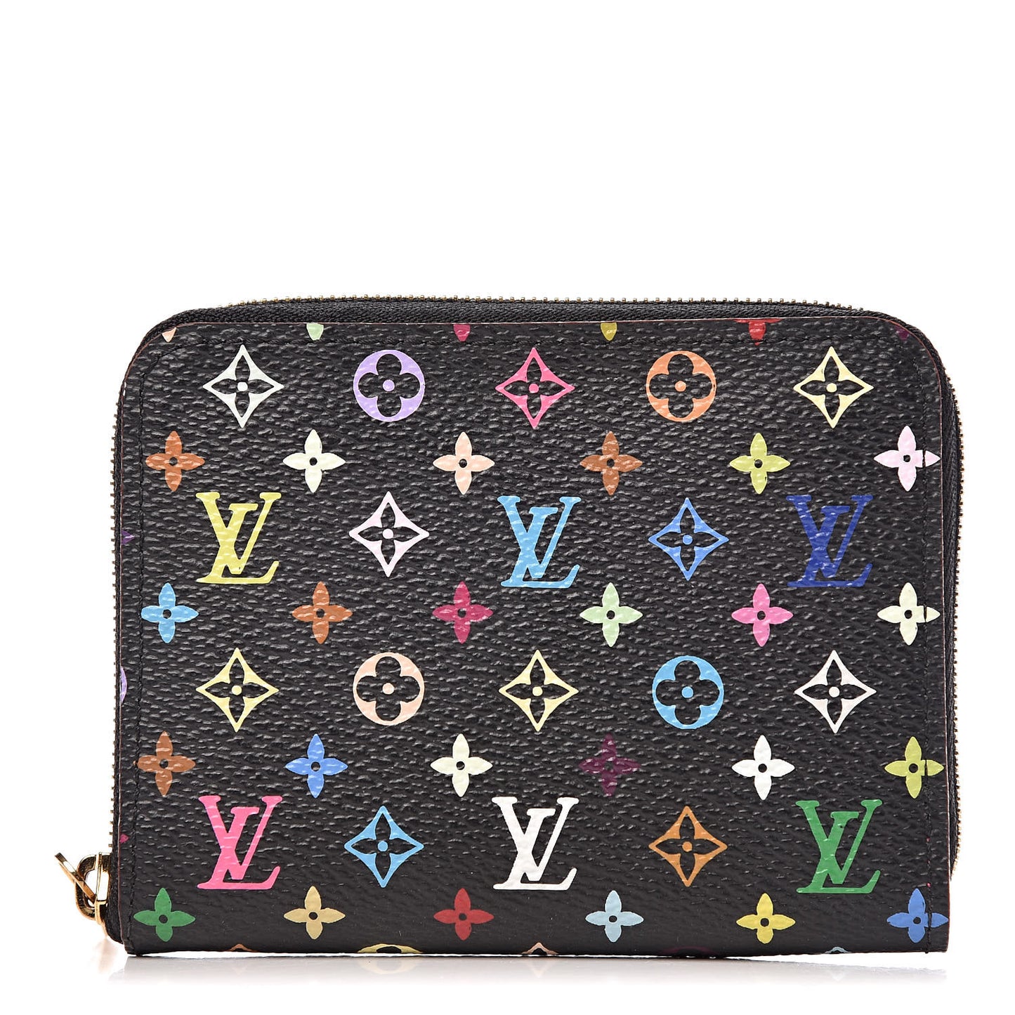 Monogram Multicolor Zippy Coin Purse Black Grenade