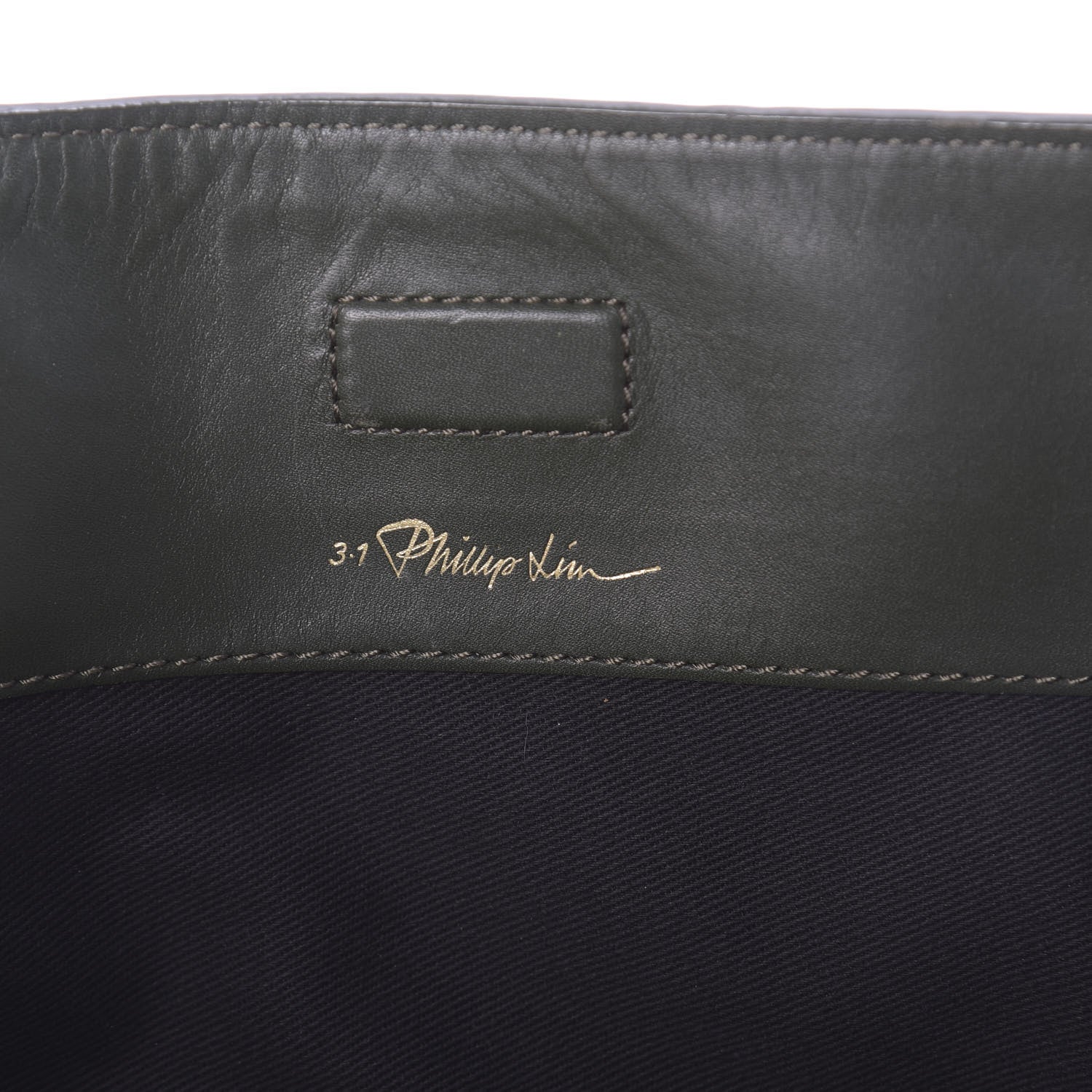 3.1 Phillip Lim 3.1 Calfskin Tote Green 6 of 9