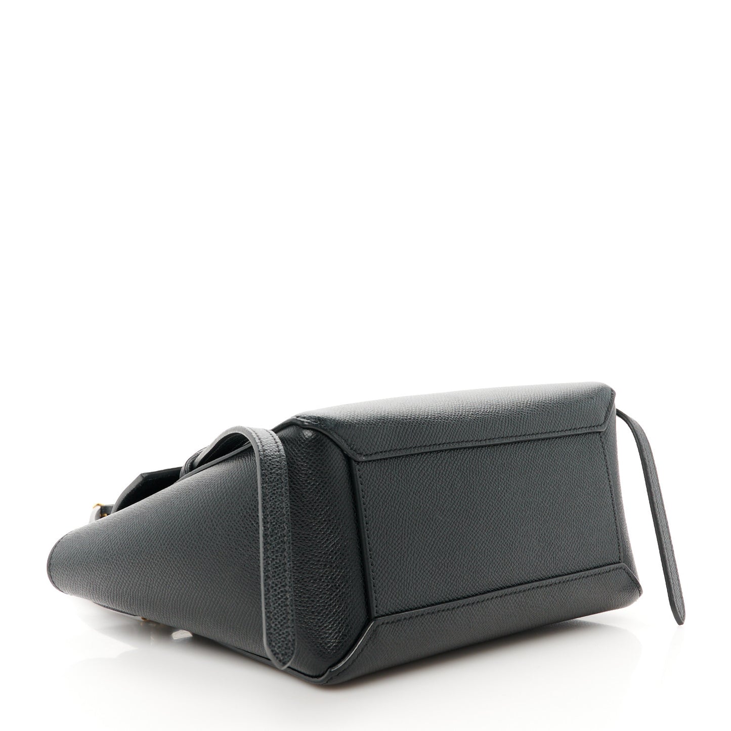 Grained Calfskin Nano Belt Bag Black