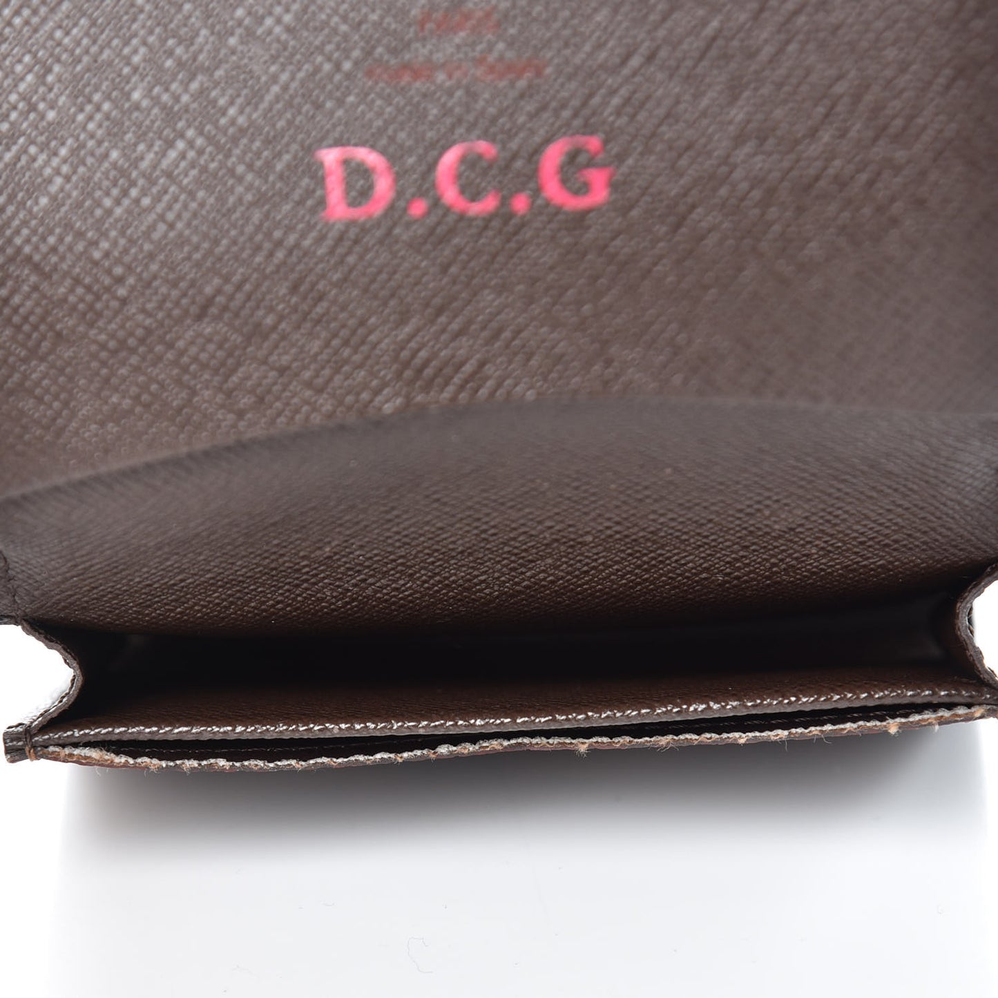 Damier Ebene Business Card Holder