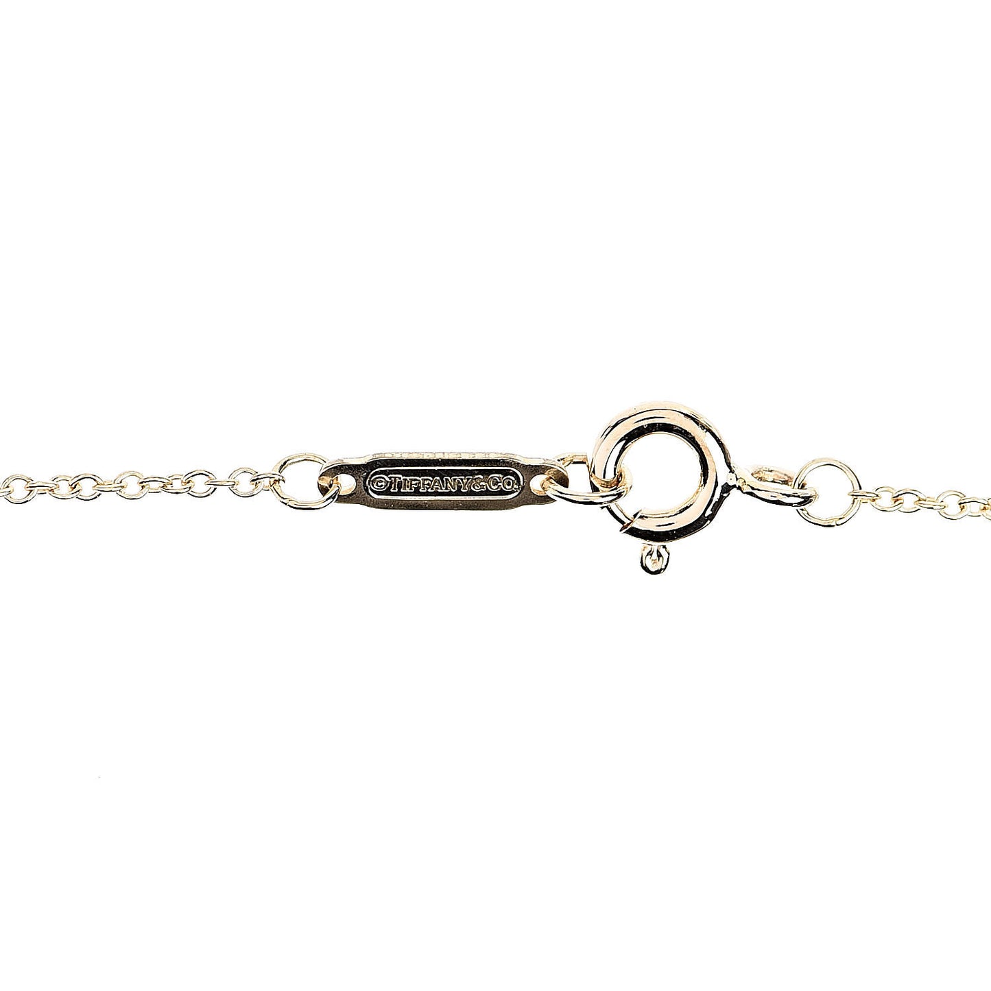 18K Yellow Gold Twist Heart Pendant Necklace