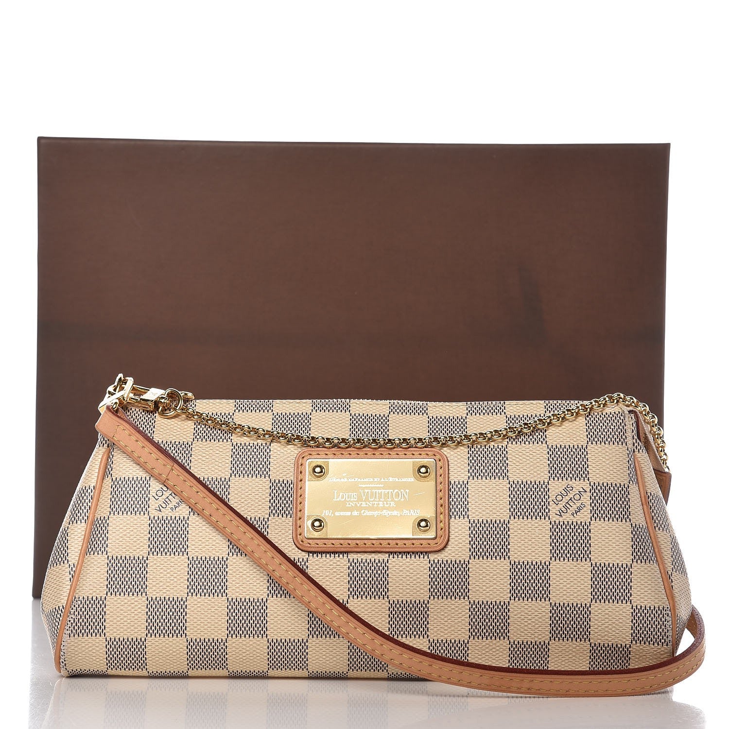Louis Vuitton Damier Azur Eva Clutch 7 of 7