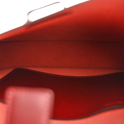 Hermes Vache Hunter Evelyne Sellier 29 PM Rouge H 5 of 11
