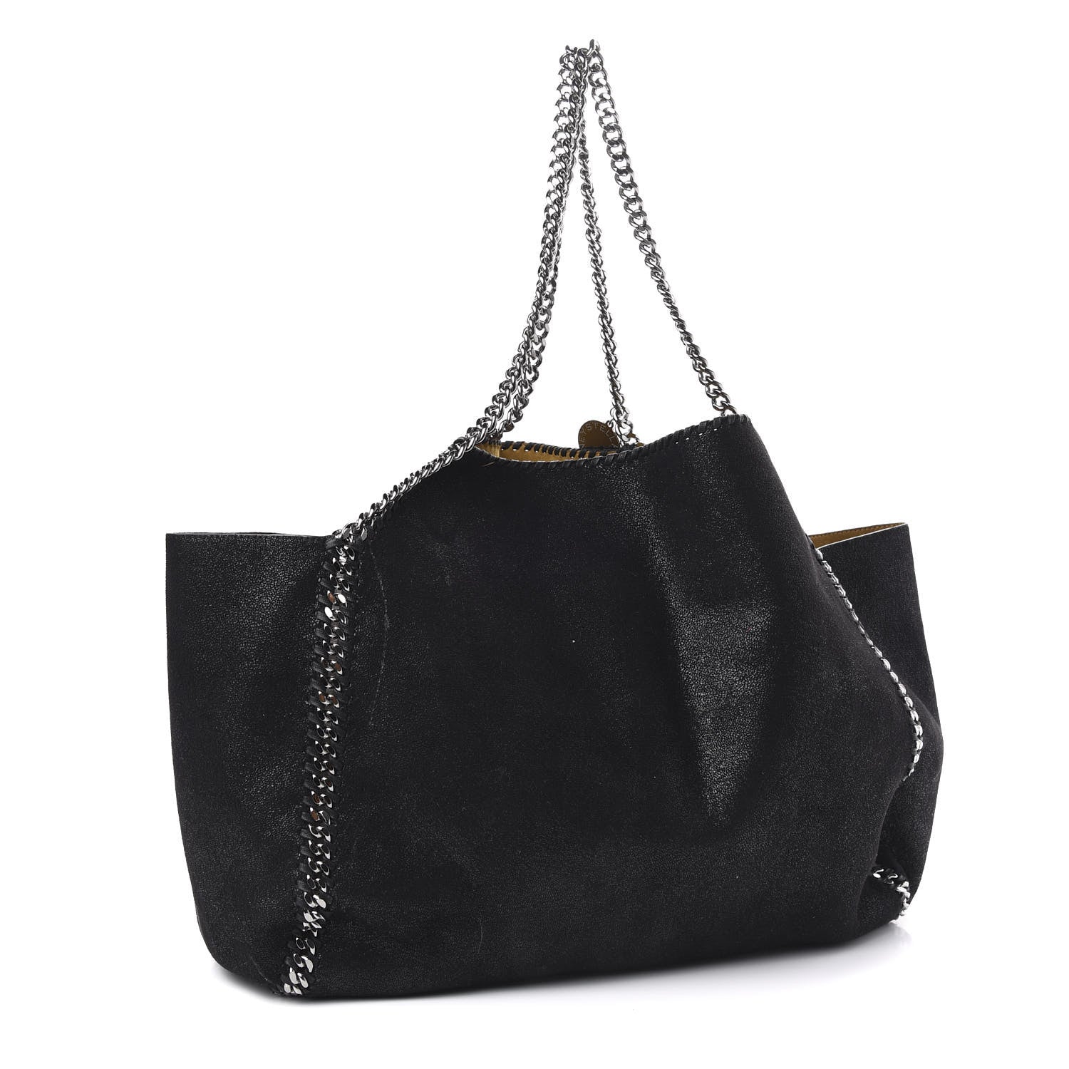 Stella McCartney Shaggy Deer Falabella Reversible Tote Black 4 of 13