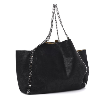 Stella McCartney Shaggy Deer Falabella Reversible Tote Black 4 of 13
