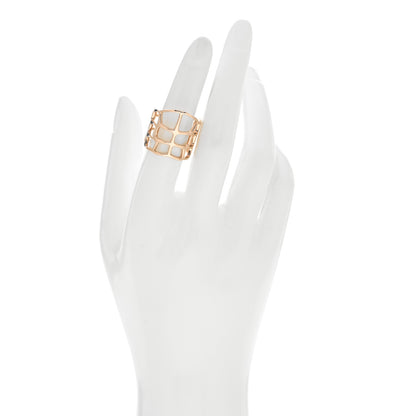 Hermes 18K Rose Gold GM Niloticus Ombre Ring 53 6.25 2 of 4