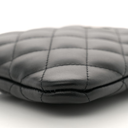 Chanel Lambskin Quilted Crossbody Bag Black 11 of 11