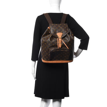 Louis Vuitton Monogram Montsouris GM Backpack 2 of 13