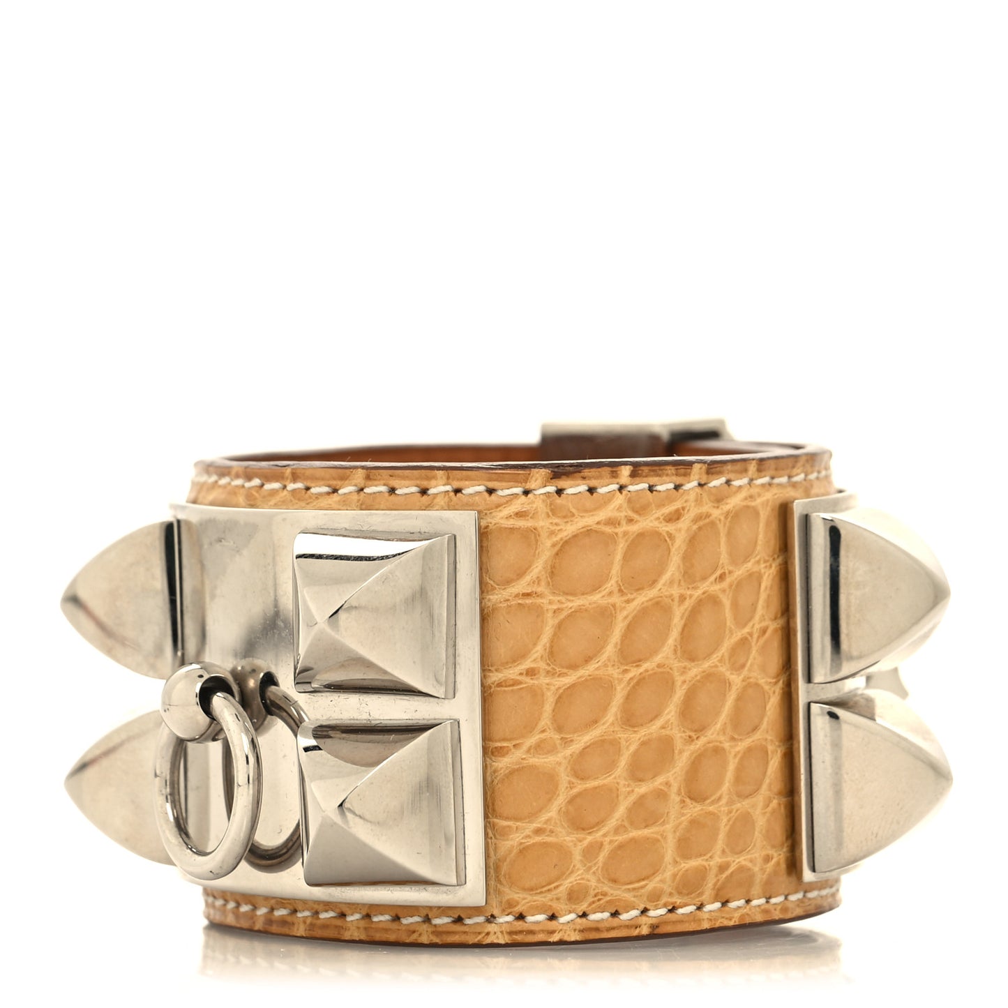 Matte Alligator Collier De Chien CDC Bracelet S Maize