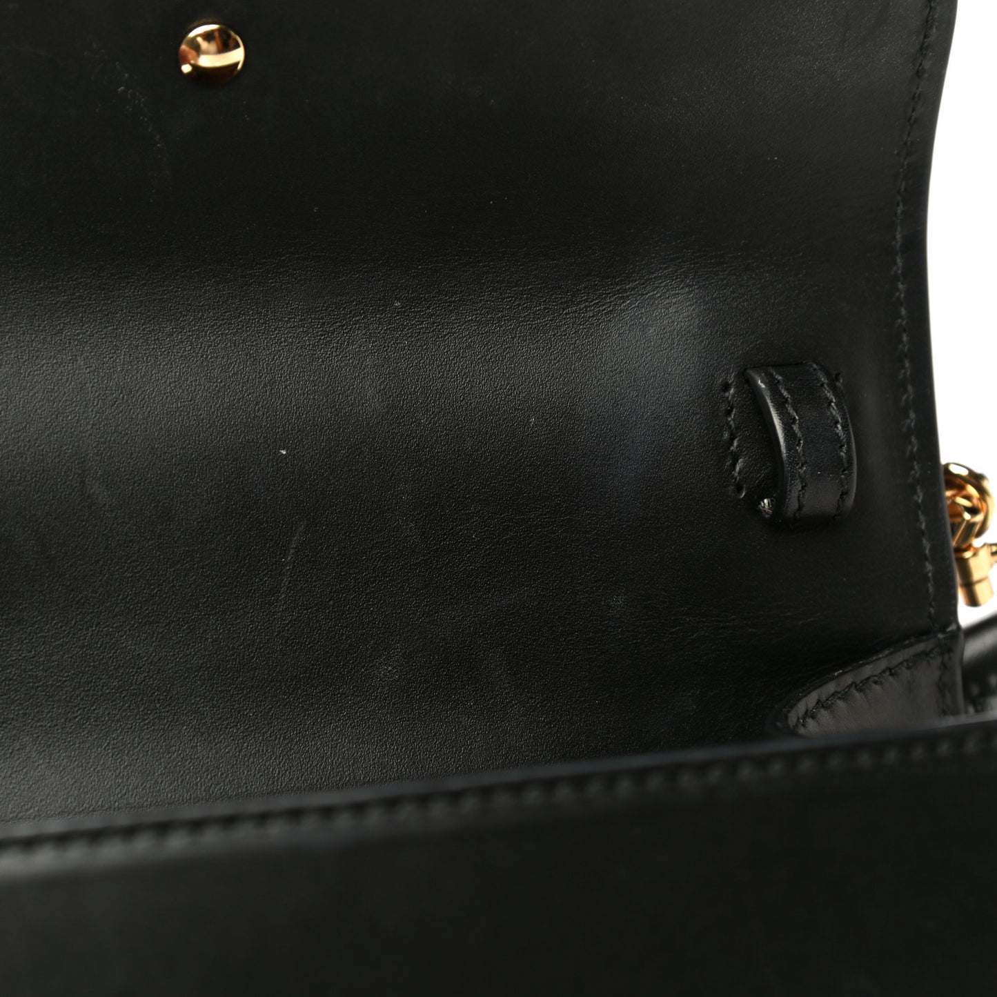 Calfskin Mini Sylvie Top Handle Bag Black