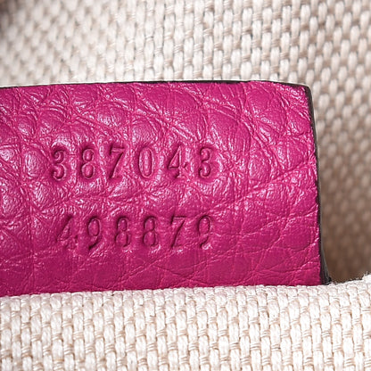 Gucci Cellarius Calfskin Small Soho Chain Shoulder Bag Bright Bouganville 9 of 9