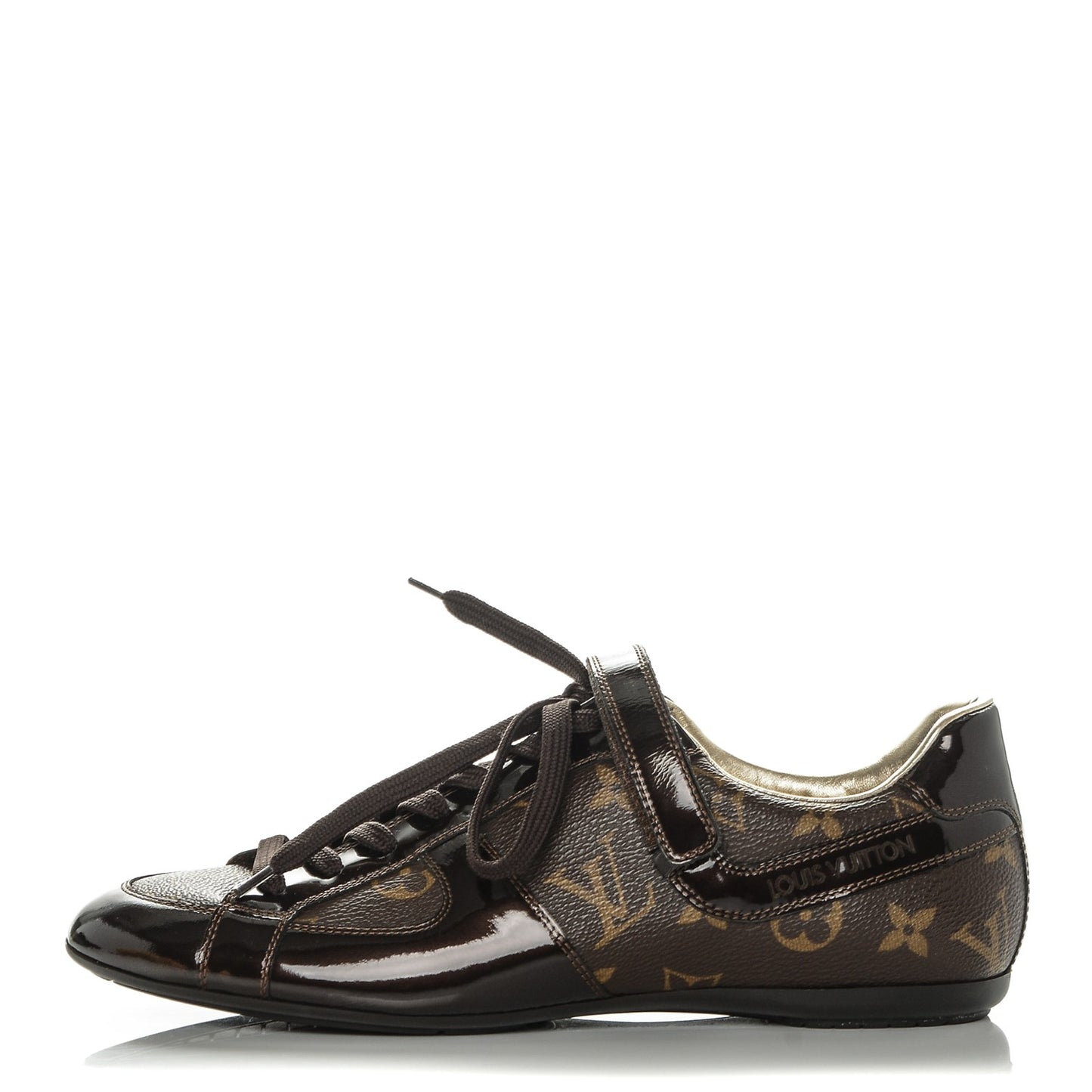 Patent Monogram Globe Trotter Sneakers 39.5