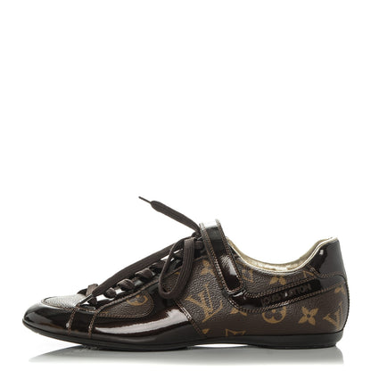 Louis Vuitton Patent Monogram Globe Trotter Sneakers 39.5 1 of 6