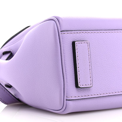 Versace Calfskin Medusa Small Top Handle Handbag Lilac 9 of 11