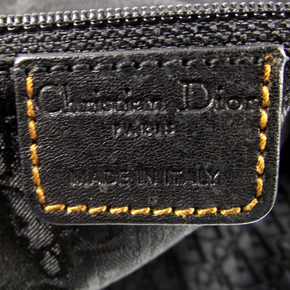Christian Dior Leather Gaucho Shoulder Bag Black 6 of 9