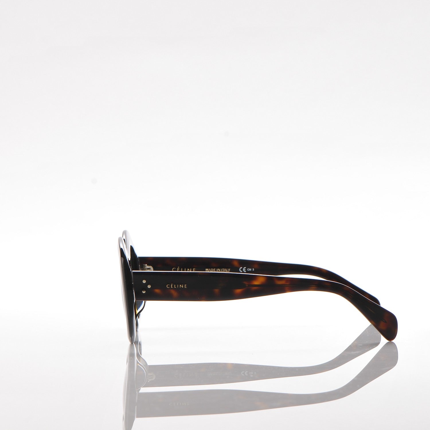 Celine Oval Sunglasses CL 41092/S Tortoise 3 of 6