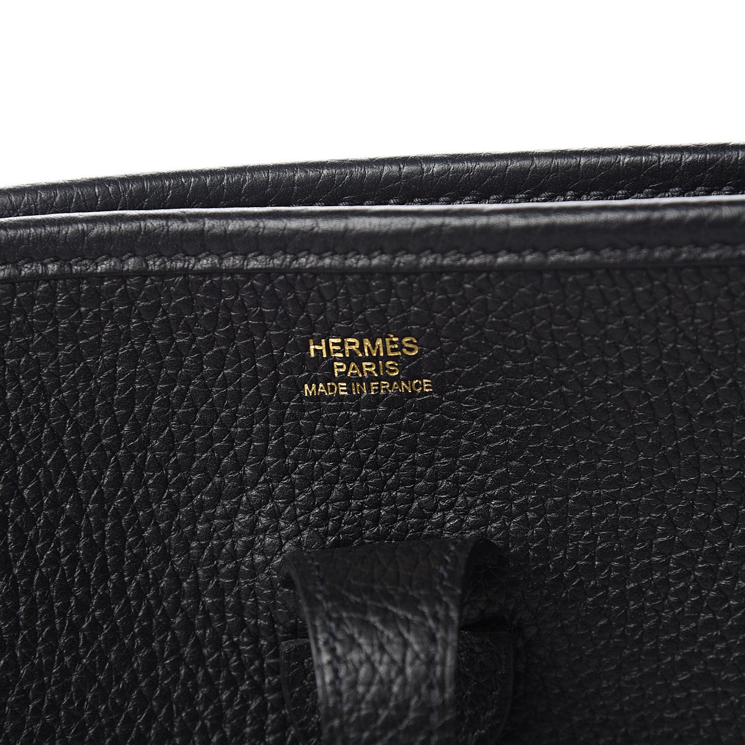 Hermes Taurillon Clemence Evelyne III PM Black 5 of 9