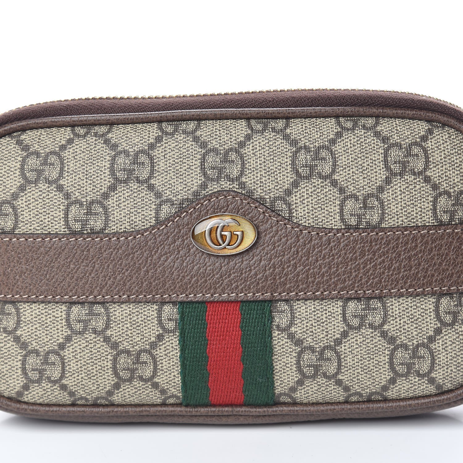 Gucci GG Supreme Monogram Ophidia Belted iPhone Case 75 30 Dark Brown 10 of 11