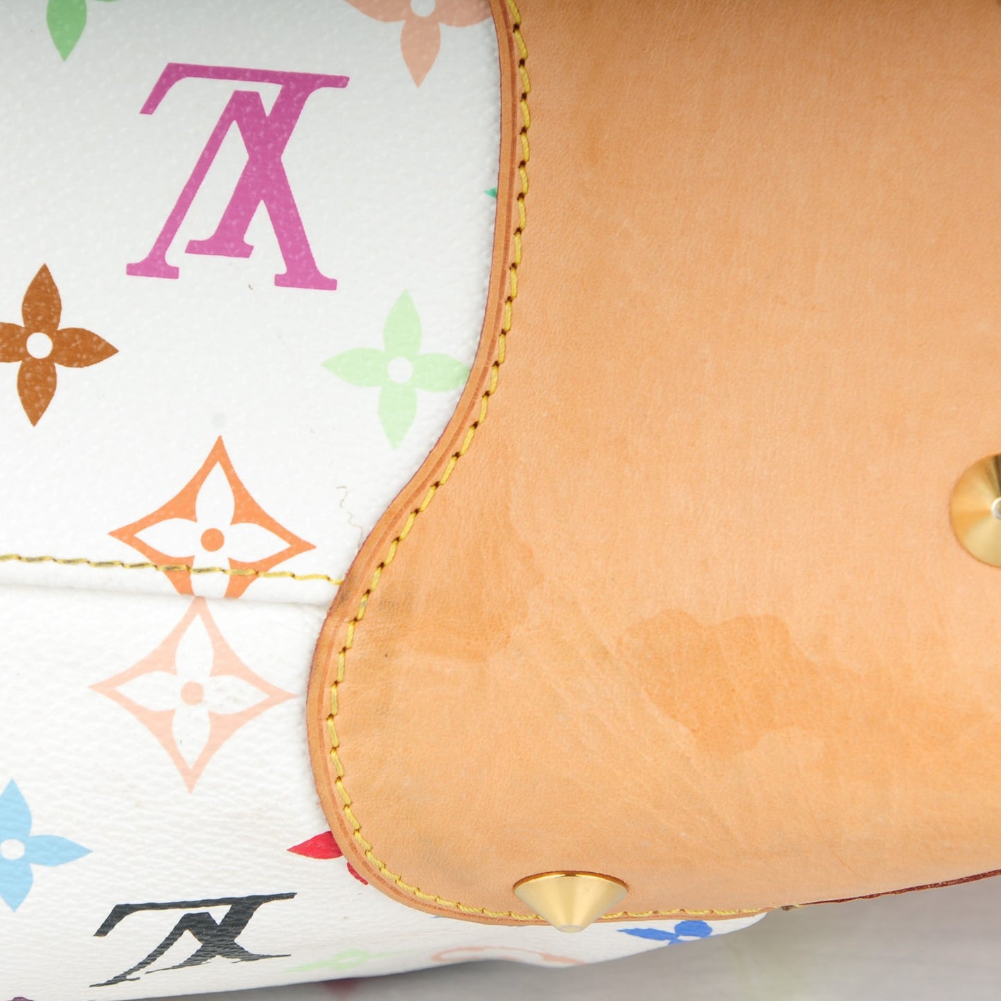 Monogram Multicolor Judy GM White