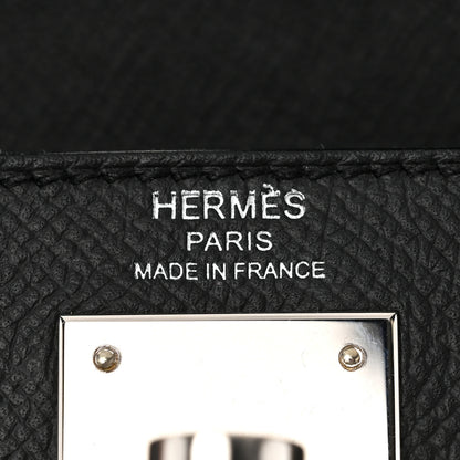 Hermes Epsom Kelly Sellier 28 Black 6 of 10