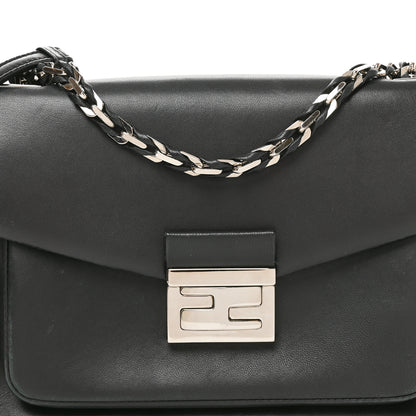 Fendi Nappa Be Baguette Crossbody Bag Black 8 of 10