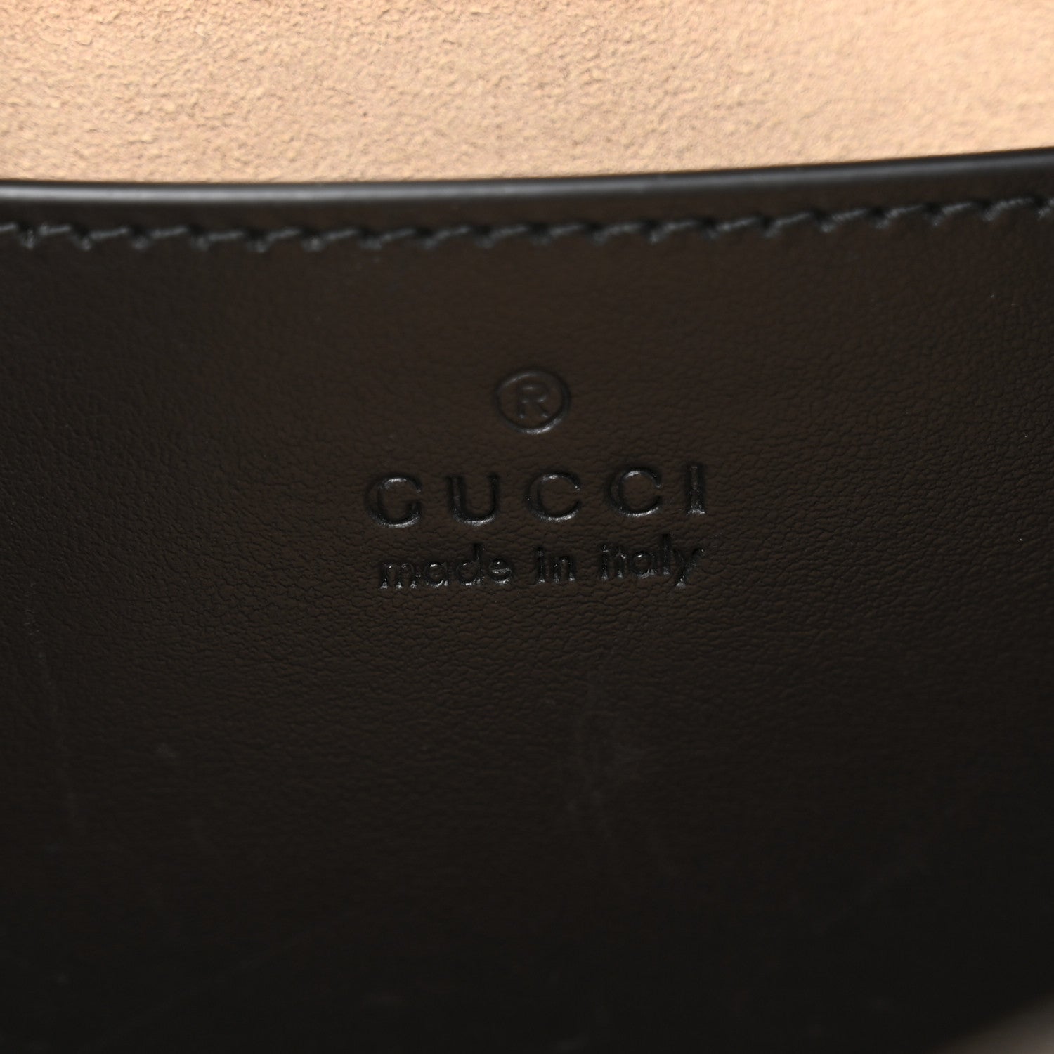 Gucci Calfskin Matelasse Small GG Marmont Chain Shoulder Bag Black 6 of 13