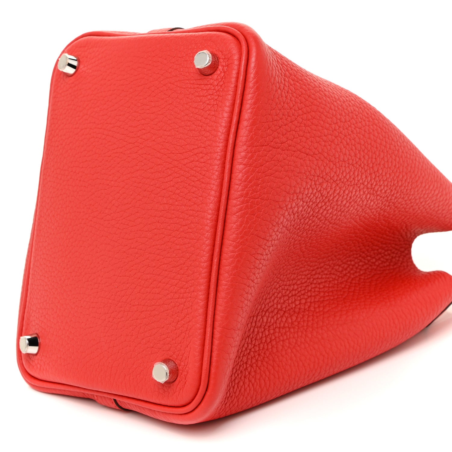 Hermes Taurillon Clemence Picotin Lock 18 PM Rouge De Coeur 9 of 10
