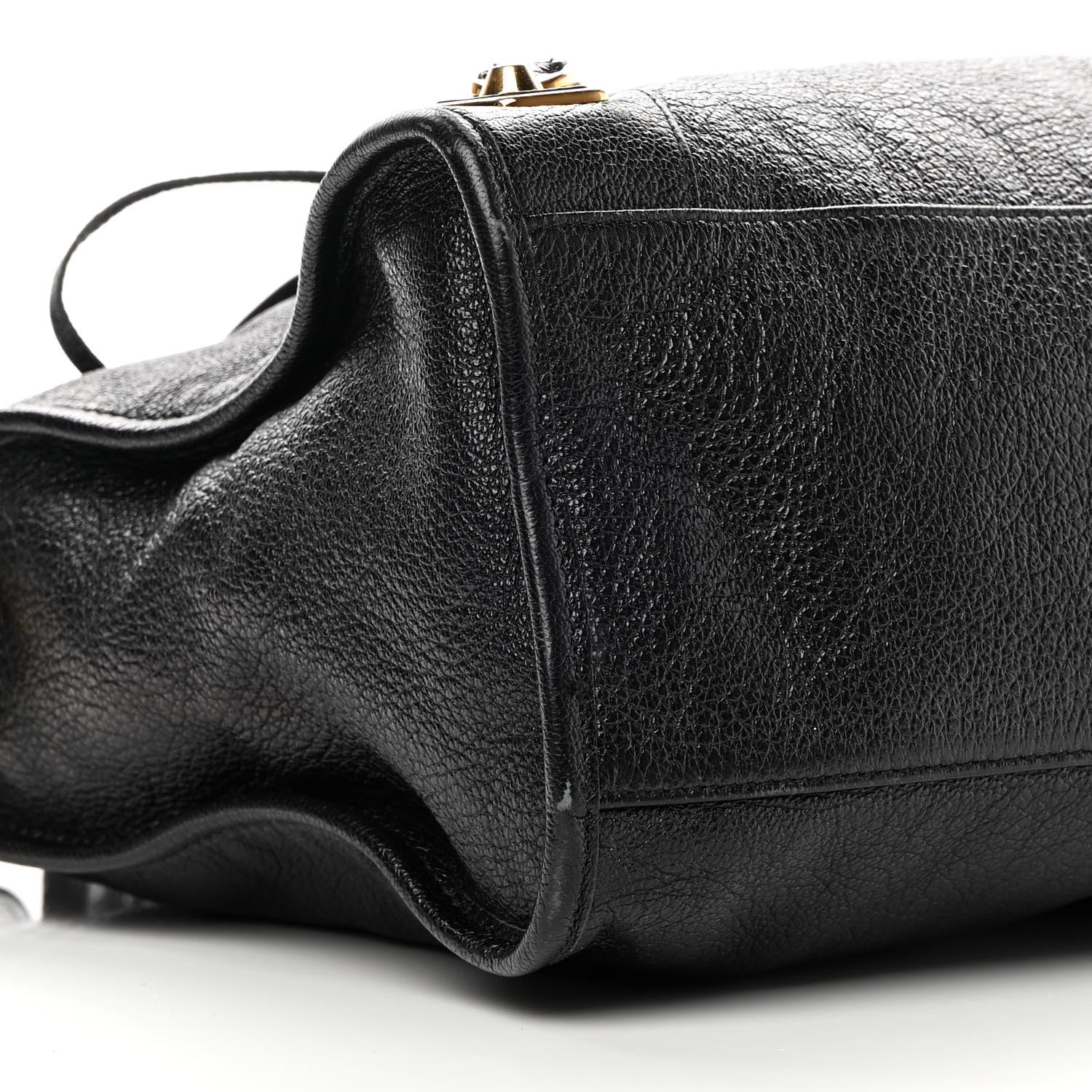 Balenciaga Chevre Gold Metallic Edge Hardware City Black 9 of 21