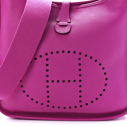 Hermes Taurillon Clemence Evelyne III PM Magnolia 8 of 11