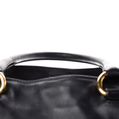 Prada Soft Calf Shopping Tote Black 13 of 14
