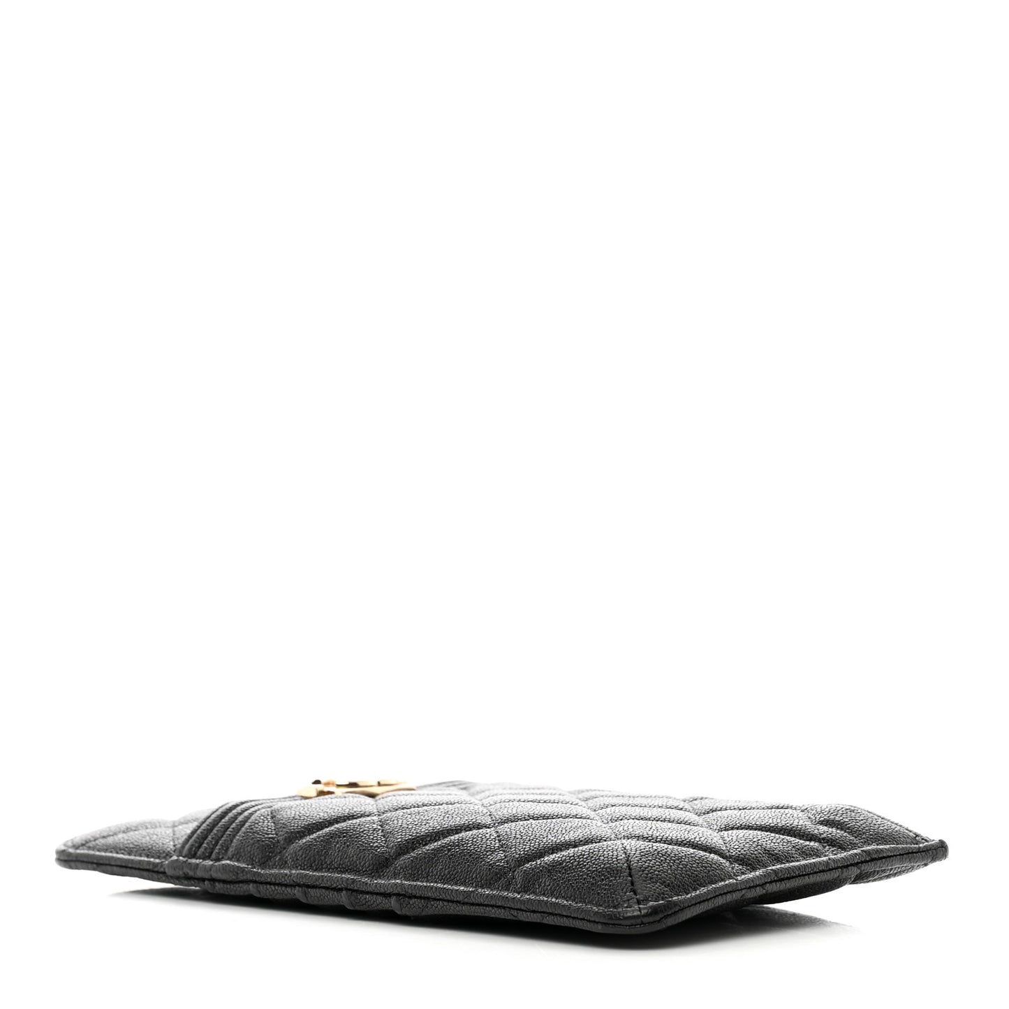 Caviar Quilted Boy iPhone Pouch Black