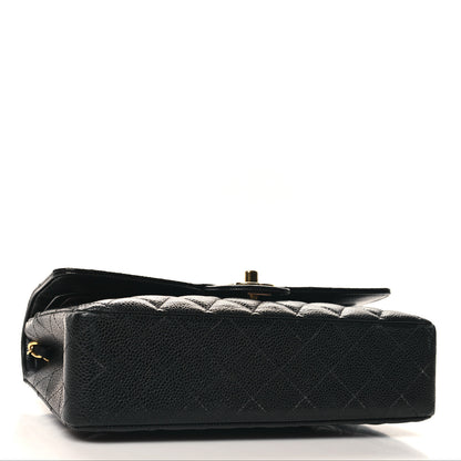 Chanel Caviar Quilted Medium Double Flap Black 4 of 13