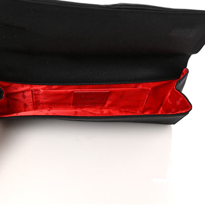 Christian Louboutin Satin Bow Clutch Black 5 of 8