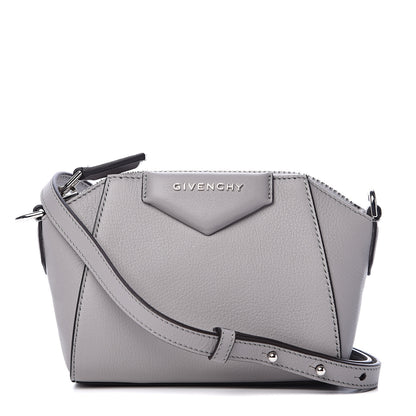 Givenchy Sugar Goatskin Nano Antigona Pearl Grey 1 of 10