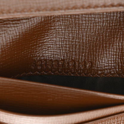 Gucci GG Supreme Monogram Horsebit 1955 Card Case Wallet Beige Ebony Brown Sugar 7 of 8