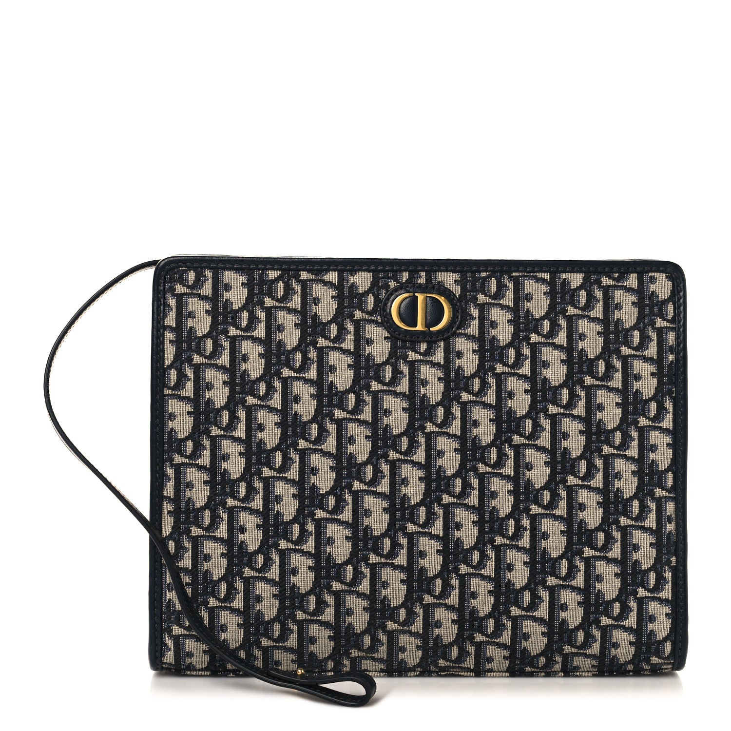 Christian Dior Oblique 30 Montaigne Pouch Blue 7 of 22
