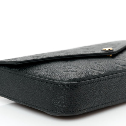 Louis Vuitton Empreinte Pochette Felicie Chain Wallet Black 8 of 10